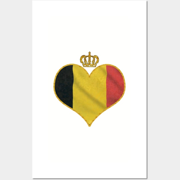 Love Belgium Wall Art by PurplePeacock